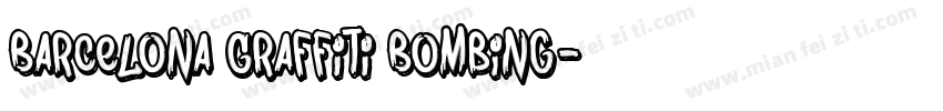 Barcelona Graffiti Bombing字体转换